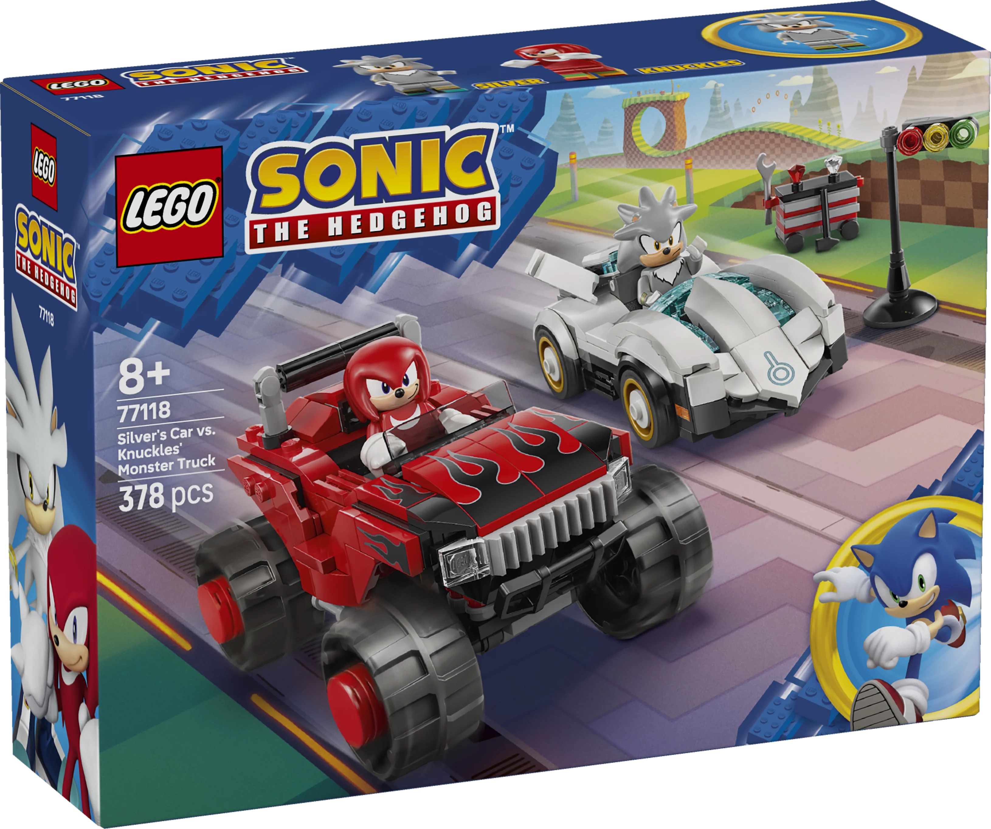 LEGO Sonic 77118 Silver'S Car Vs. Knuckles' Monster Truck  8+ - Kiddy Zone