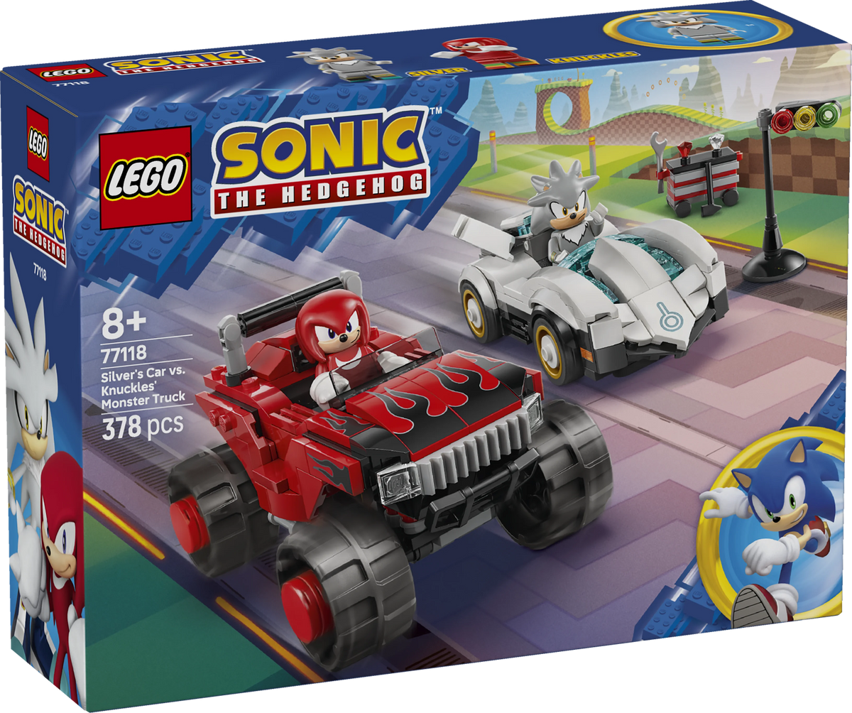 LEGO Sonic 77118 Silver'S Car Vs. Knuckles' Monster Truck  8+ - Kiddy Zone