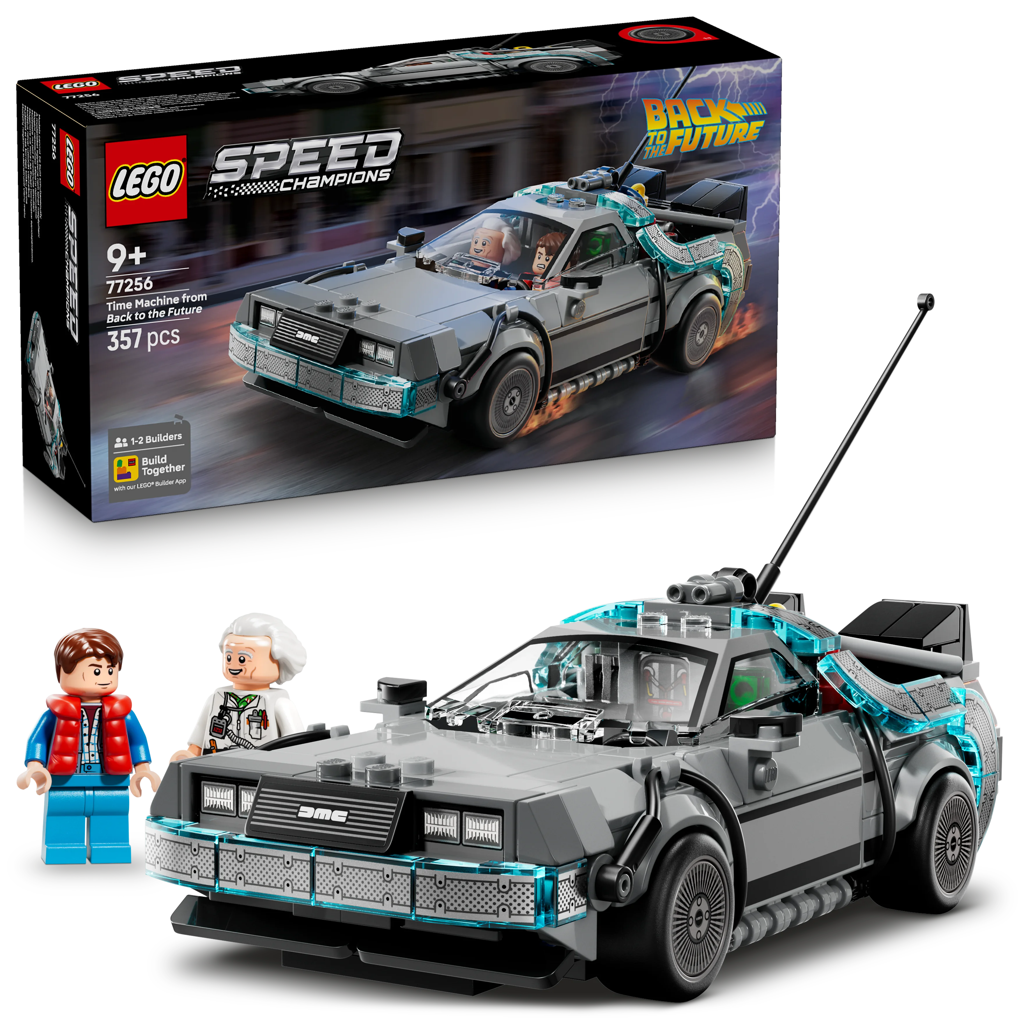 LEGO Speed Champions 77256 Time Machine From Back To The Future  9+