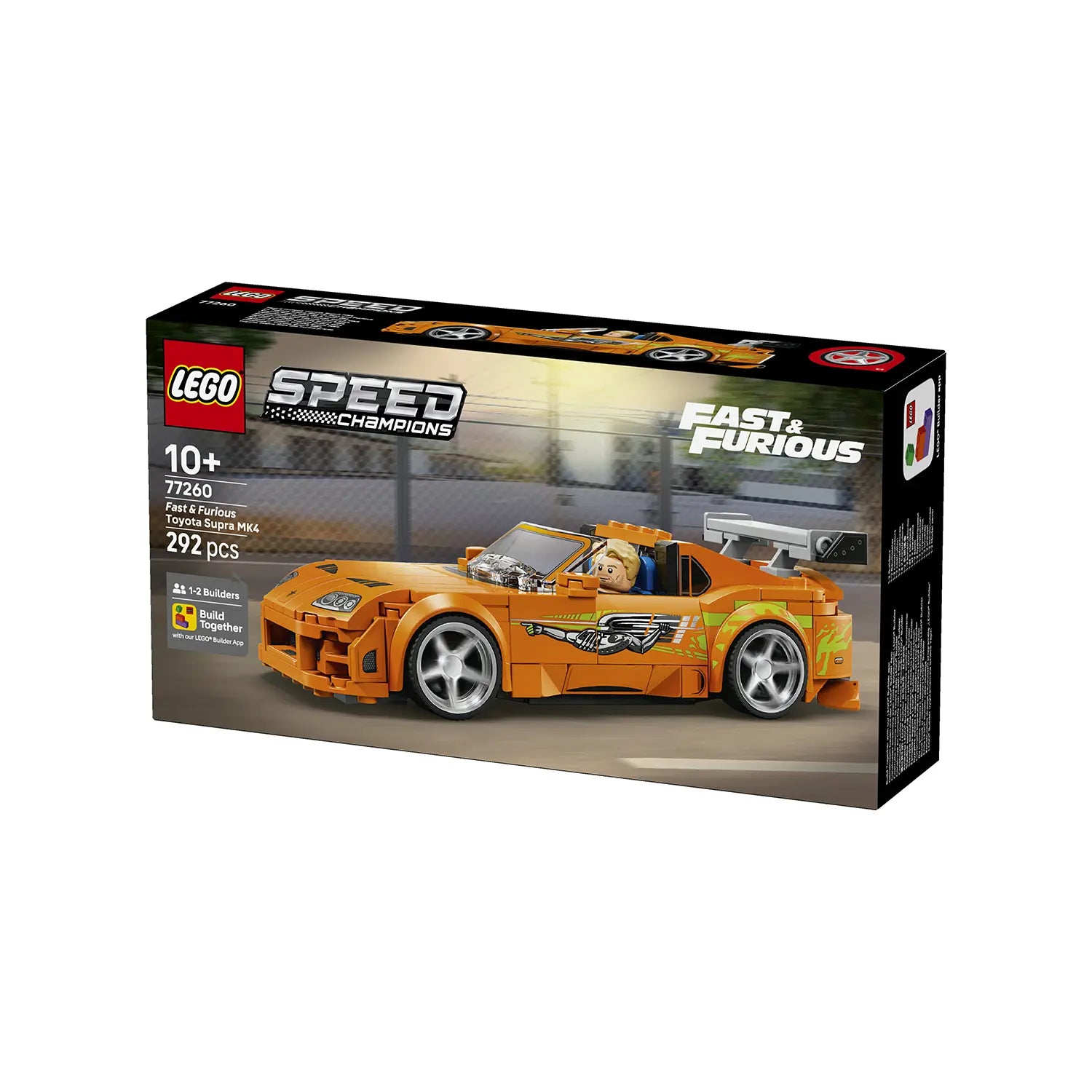 Lego Speed Champions 77260 The Fast and The Furious Toyota Supra MK4 10+