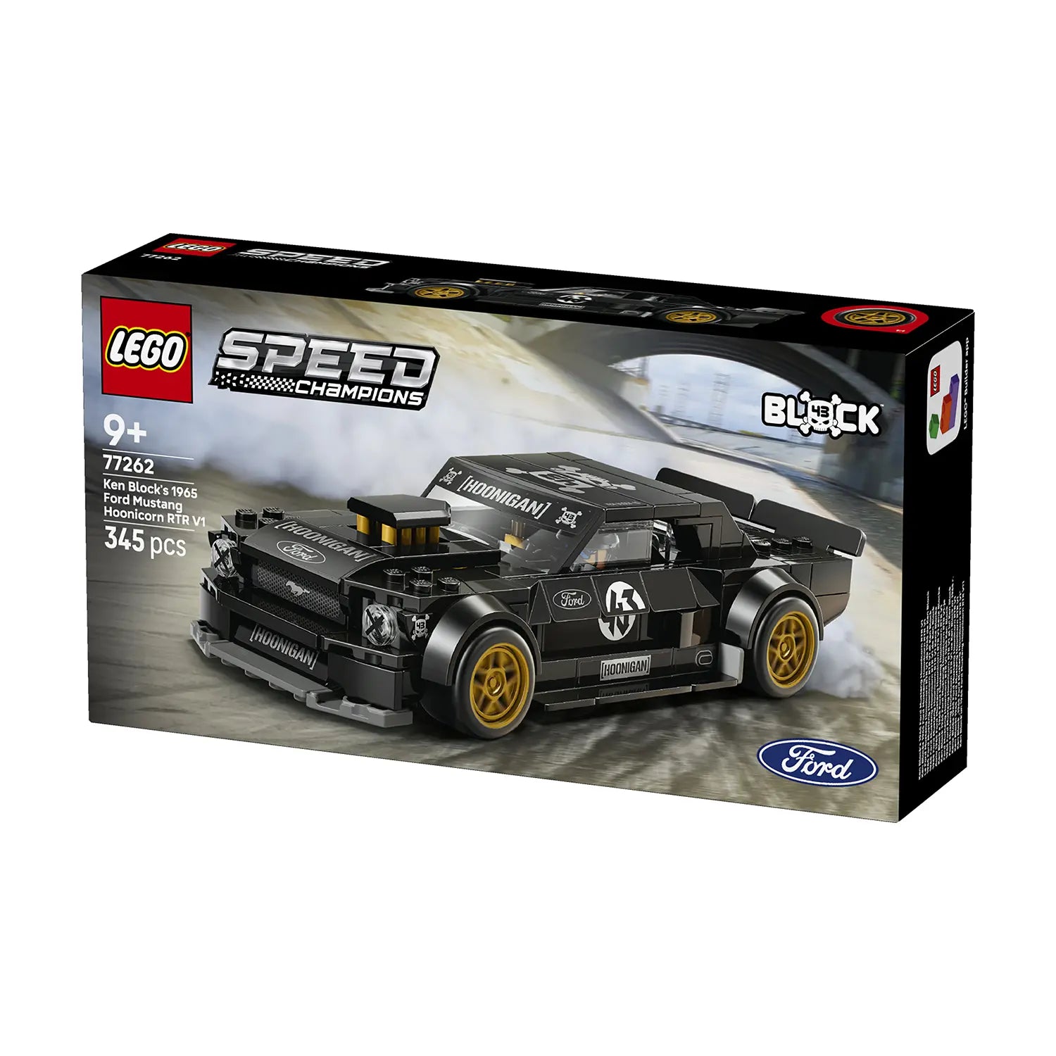 Lego Speed Champions 77262 Ken Block's '65 Ford Mustang Hoonicorn V1 9+
