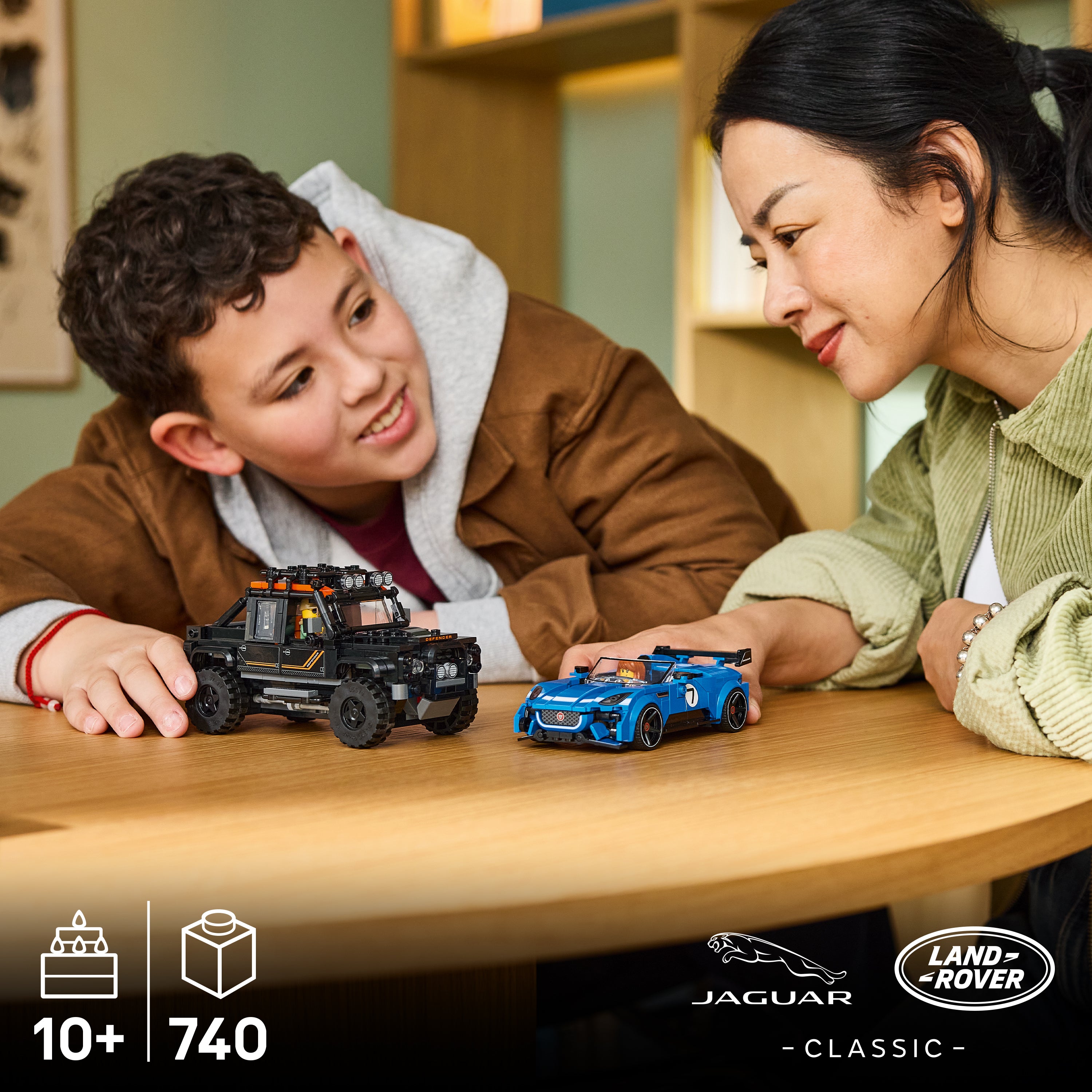 LEGO Speed Champions 77264 Jaguar Project 7 & Land Rover Defender (10+)