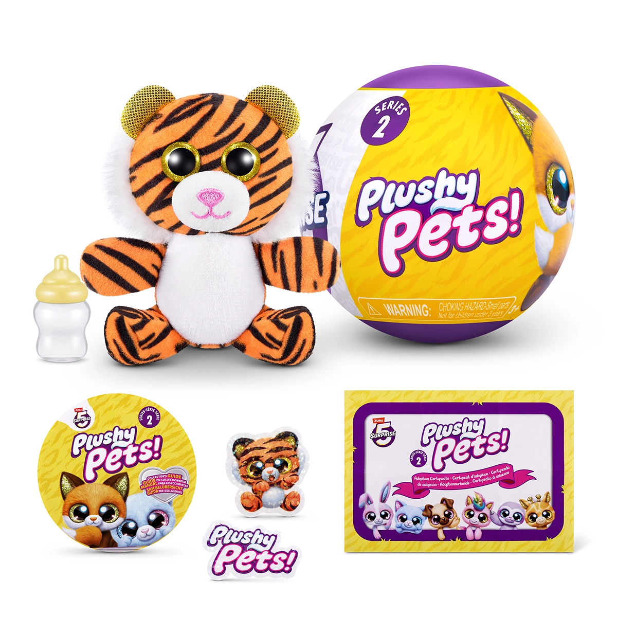 S001-5 SURPRISE-PLUSHY PETS-SERIES 2-CAPSULE,27PCS/GRAVITY PDQ,54PCS/2PDQ/CTN
