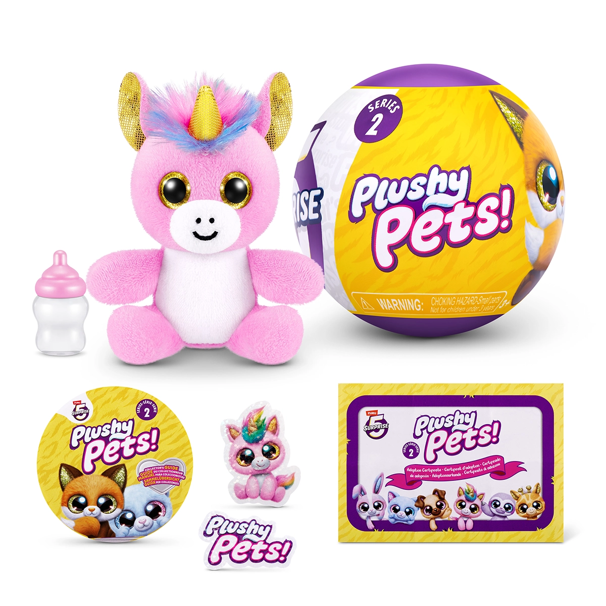 S001-5 SURPRISE-PLUSHY PETS-SERIES 2-CAPSULE,27PCS/GRAVITY PDQ,54PCS/2PDQ/CTN