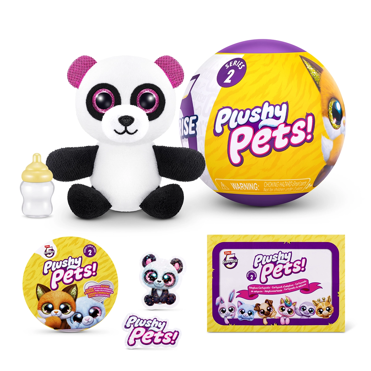 S001-5 SURPRISE-PLUSHY PETS-SERIES 2-CAPSULE,27PCS/GRAVITY PDQ,54PCS/2PDQ/CTN