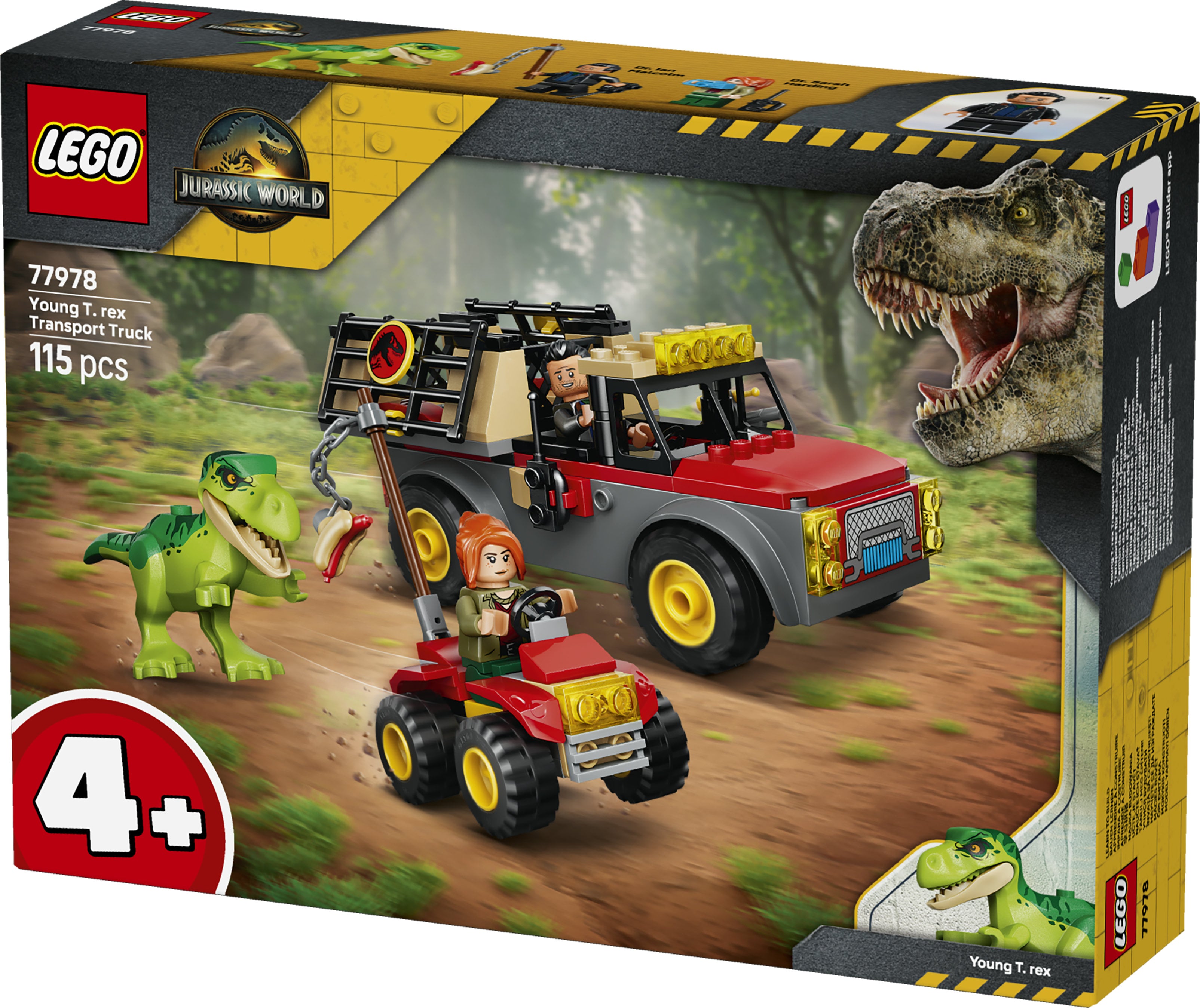 LEGO Jurassic World 77978 Young T. rex Transport Truck (4+)