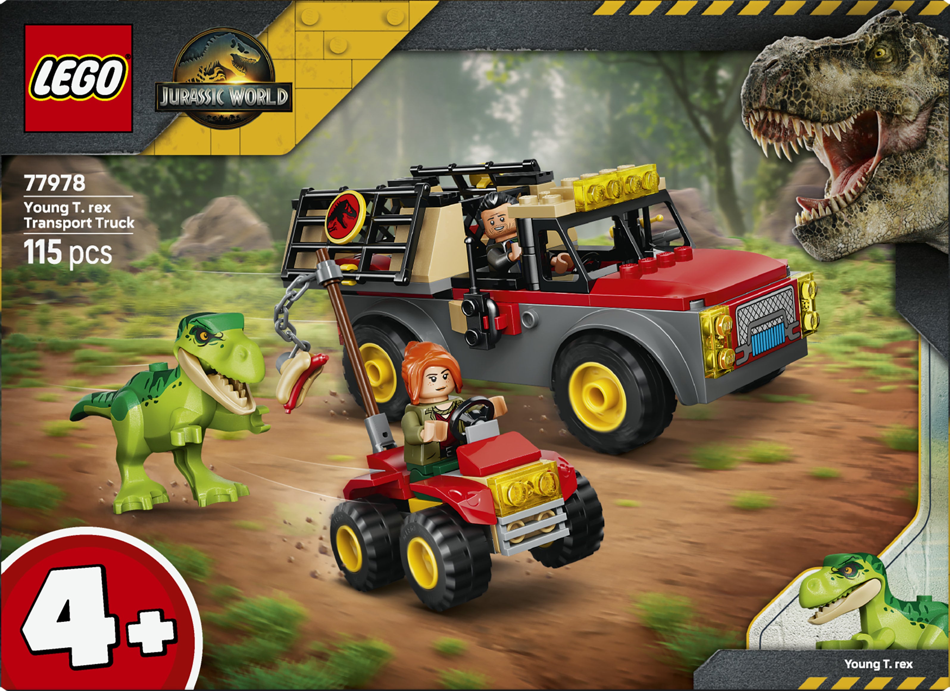 LEGO Jurassic World 77978 Young T. rex Transport Truck (4+)