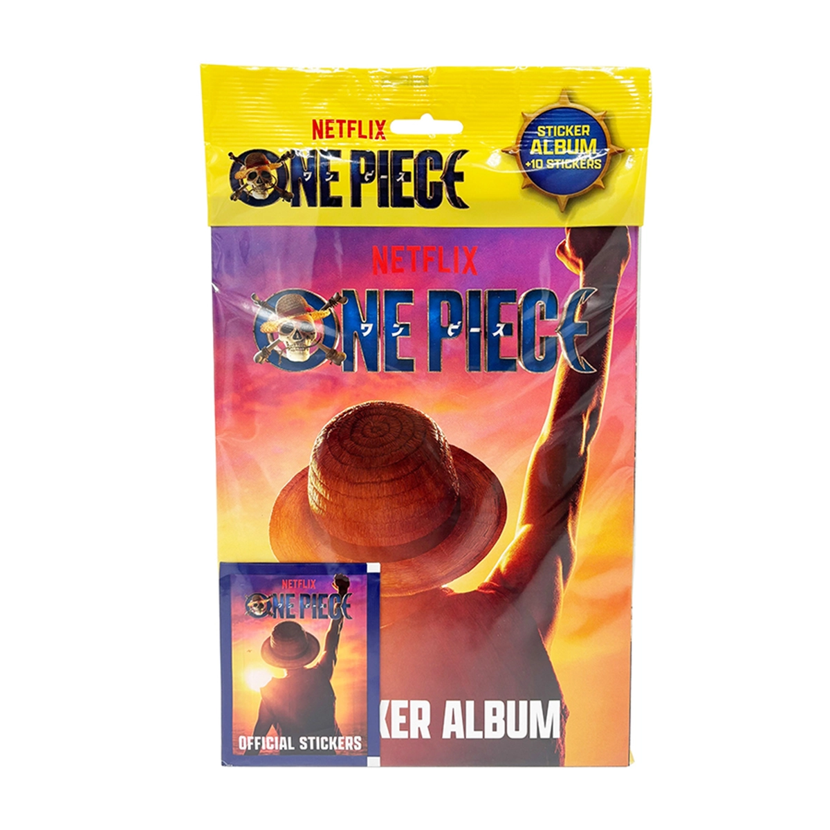 ONE PIECE Sticker Album + 2 Blind bags
