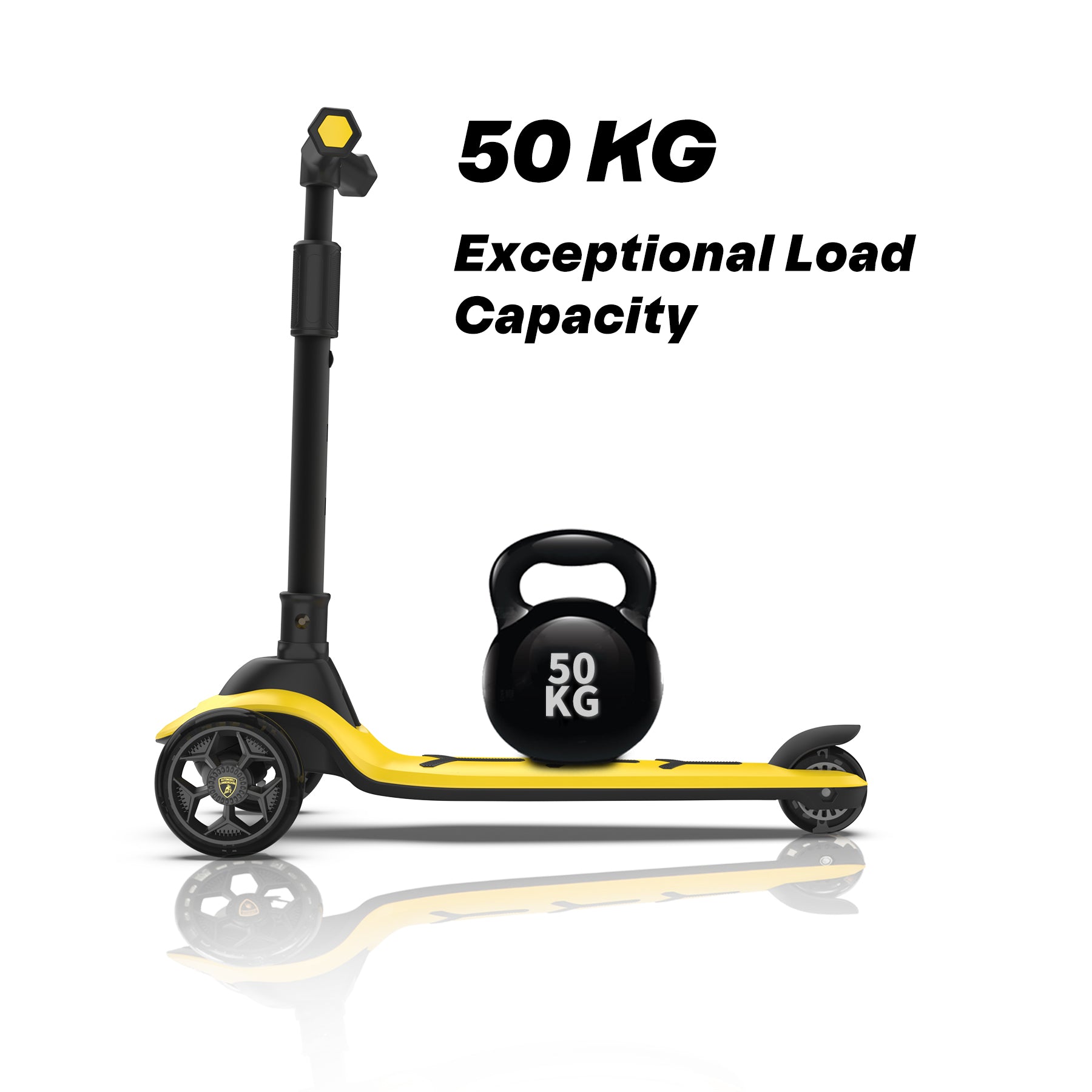 Lamborghini Scooter-Yellow - Kiddy Zone