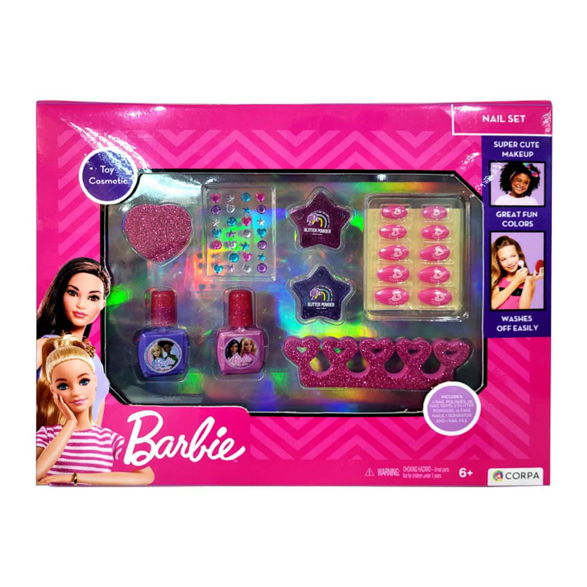 Barbie (باربي) Nail Set Large