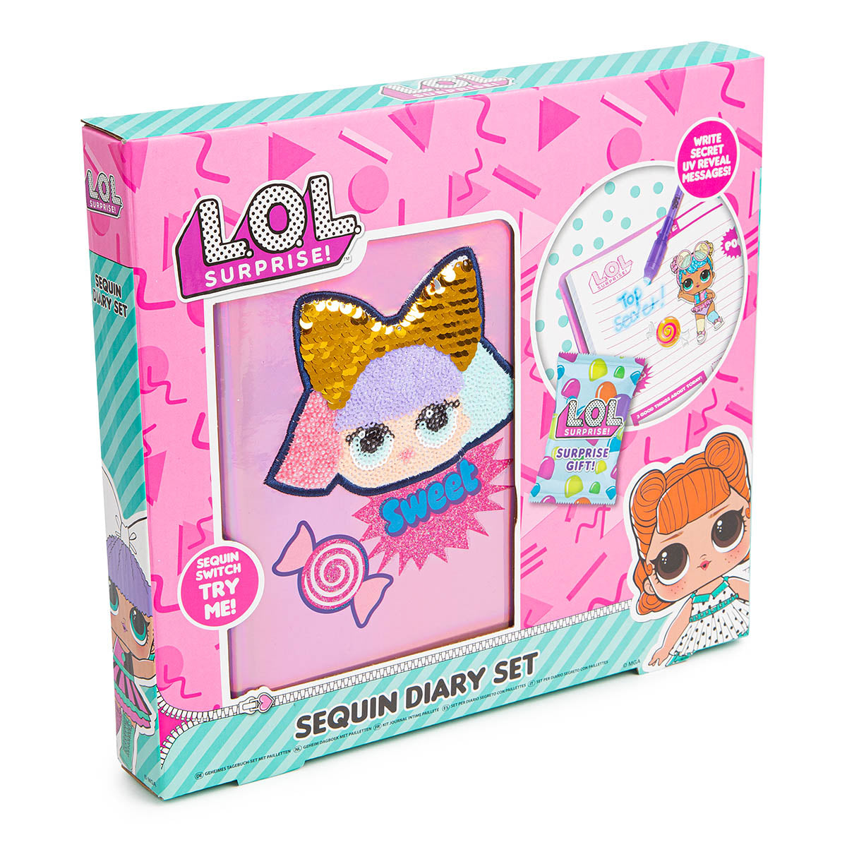 LOL Sequin Diary Set