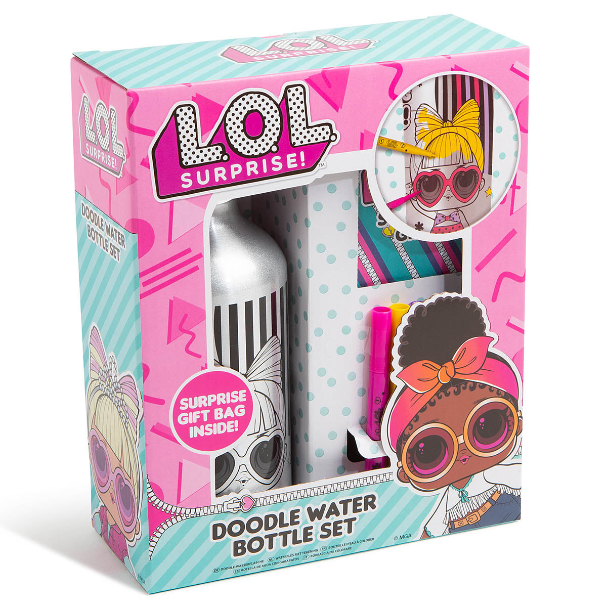 LOL Doodle Water Bottle