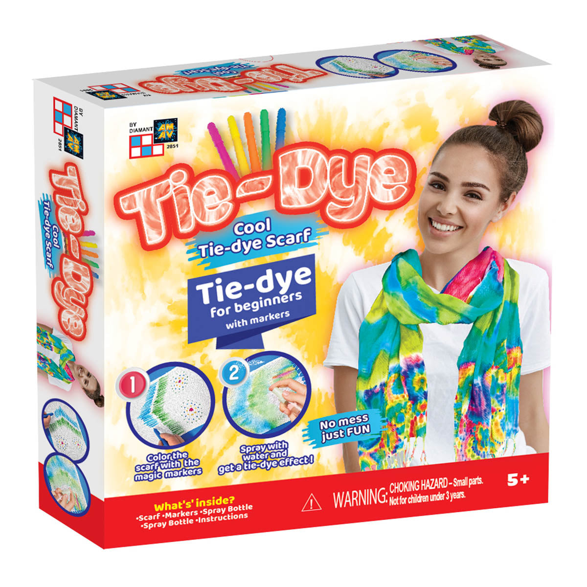 Tie-Dye Fashion Time - Cool Scarf