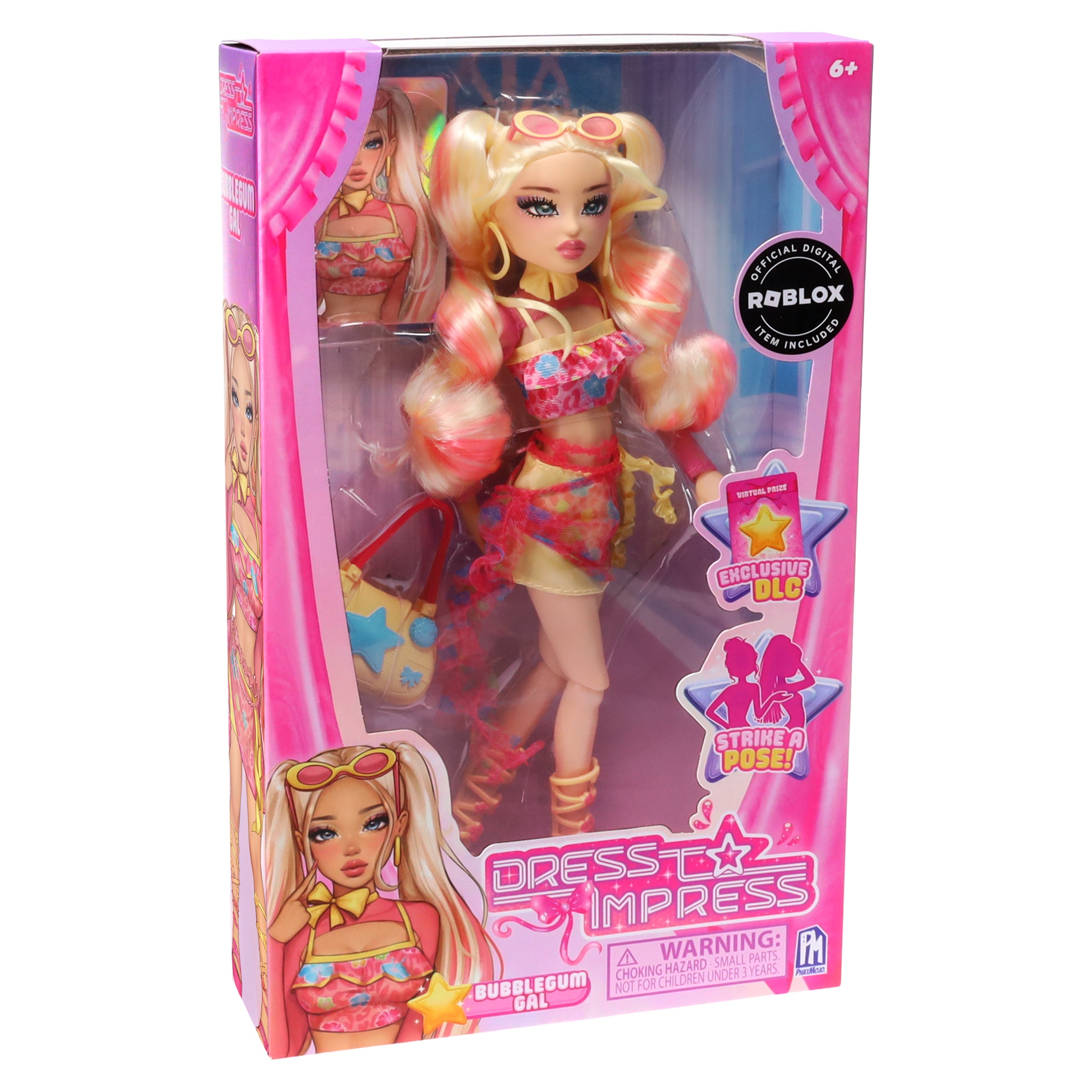 DRESS TO IMPRESS - Fashion Doll - Bubble Gum Gal