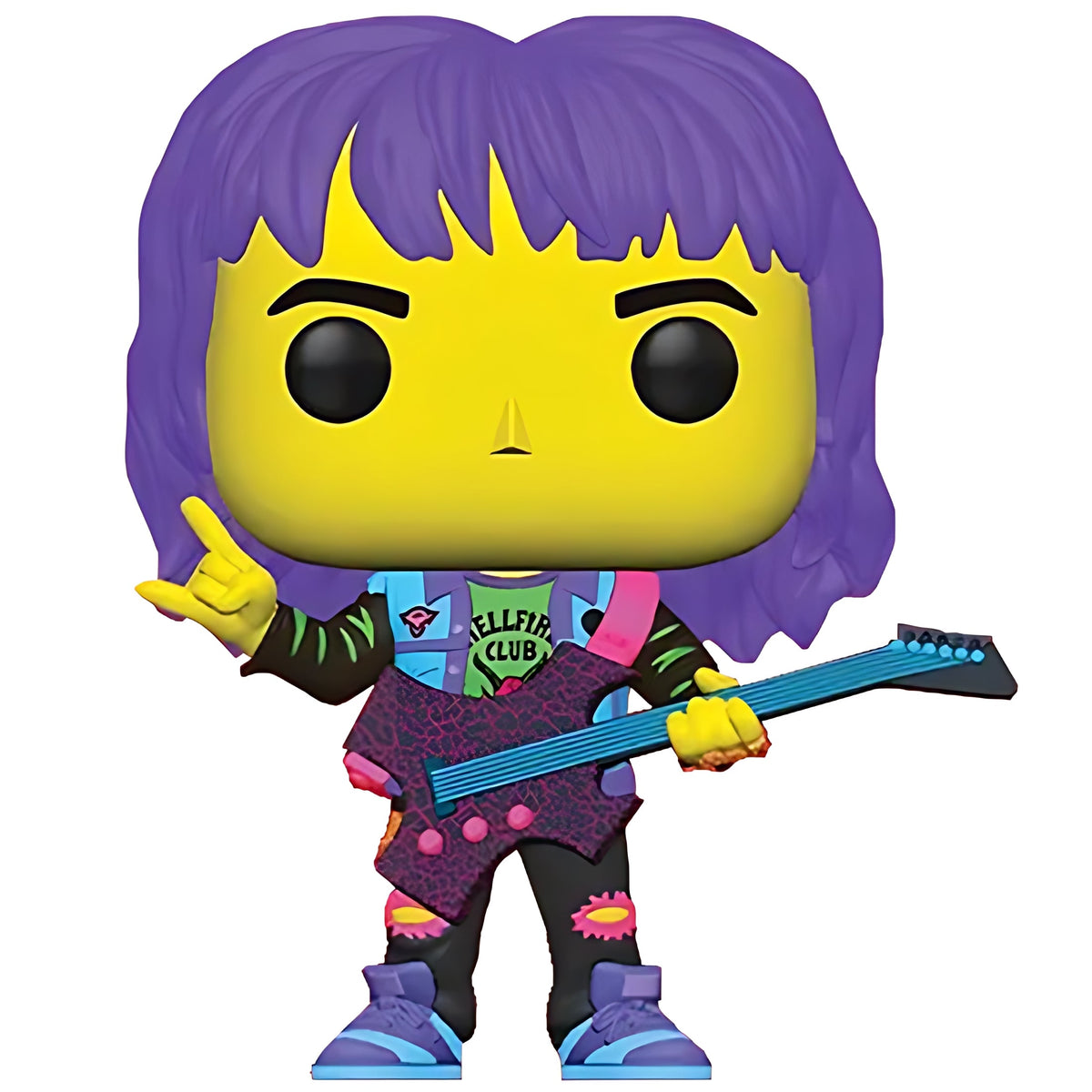 Pop! Tv: Stranger Things S4 - Eddie with Guitar (BLKLT)(Exc) - Kiddy Zone