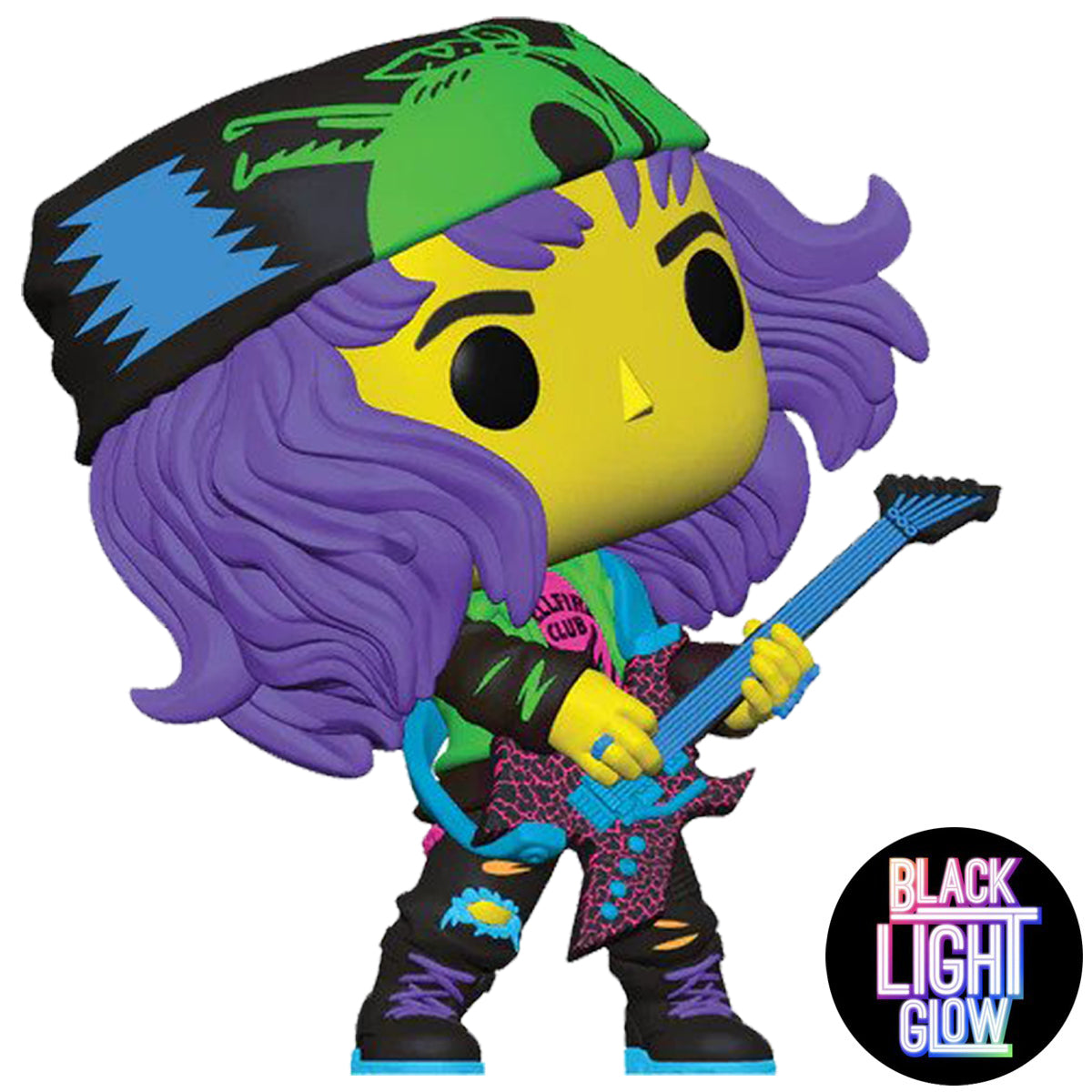 Pop! Tv: Stranger Things S4 - Hunter Eddie with Guitar (BLKLT)(Exc) - Kiddy Zone