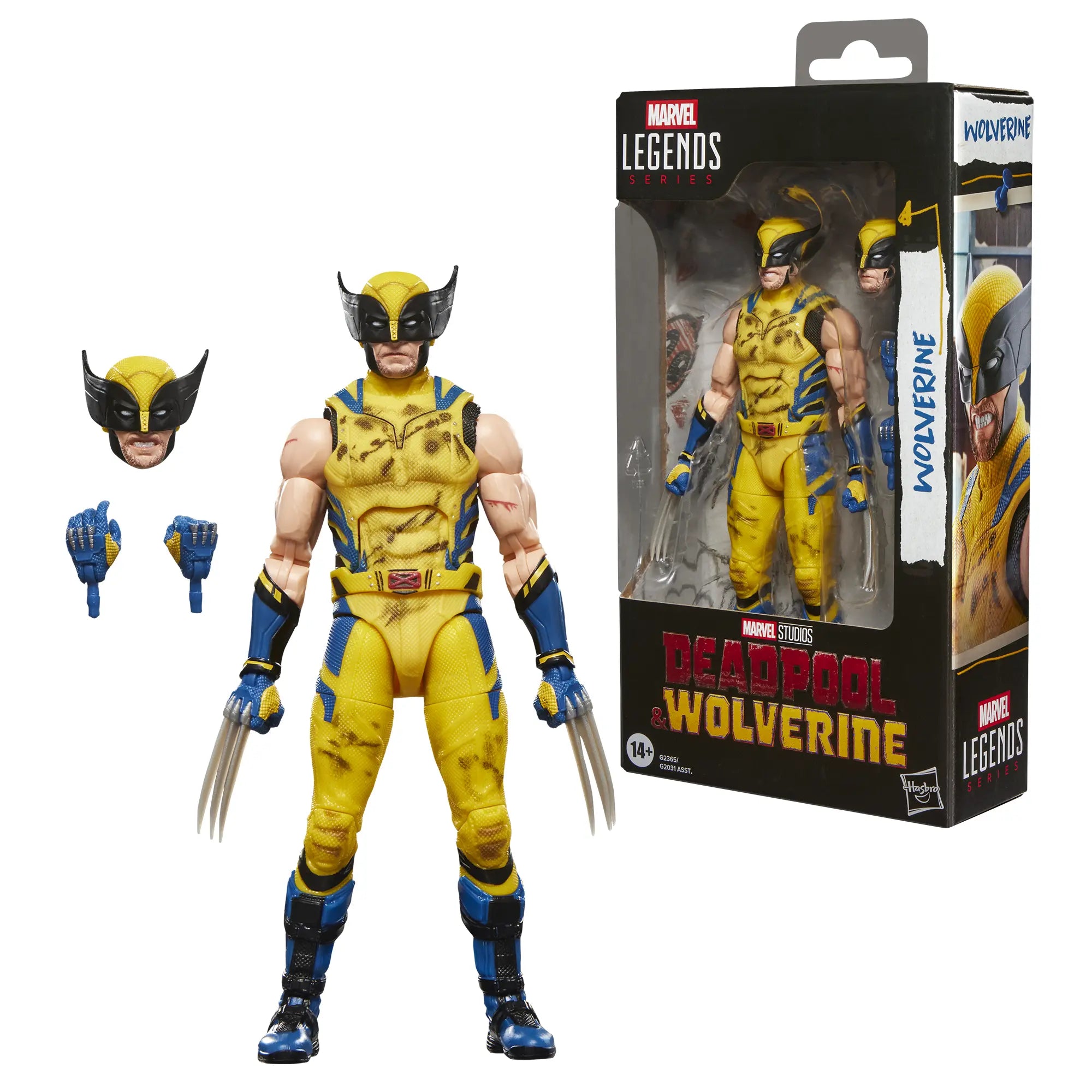 Marvel Legends Deadpool & Wolverine - Battle-Damaged Yellow Wolverine