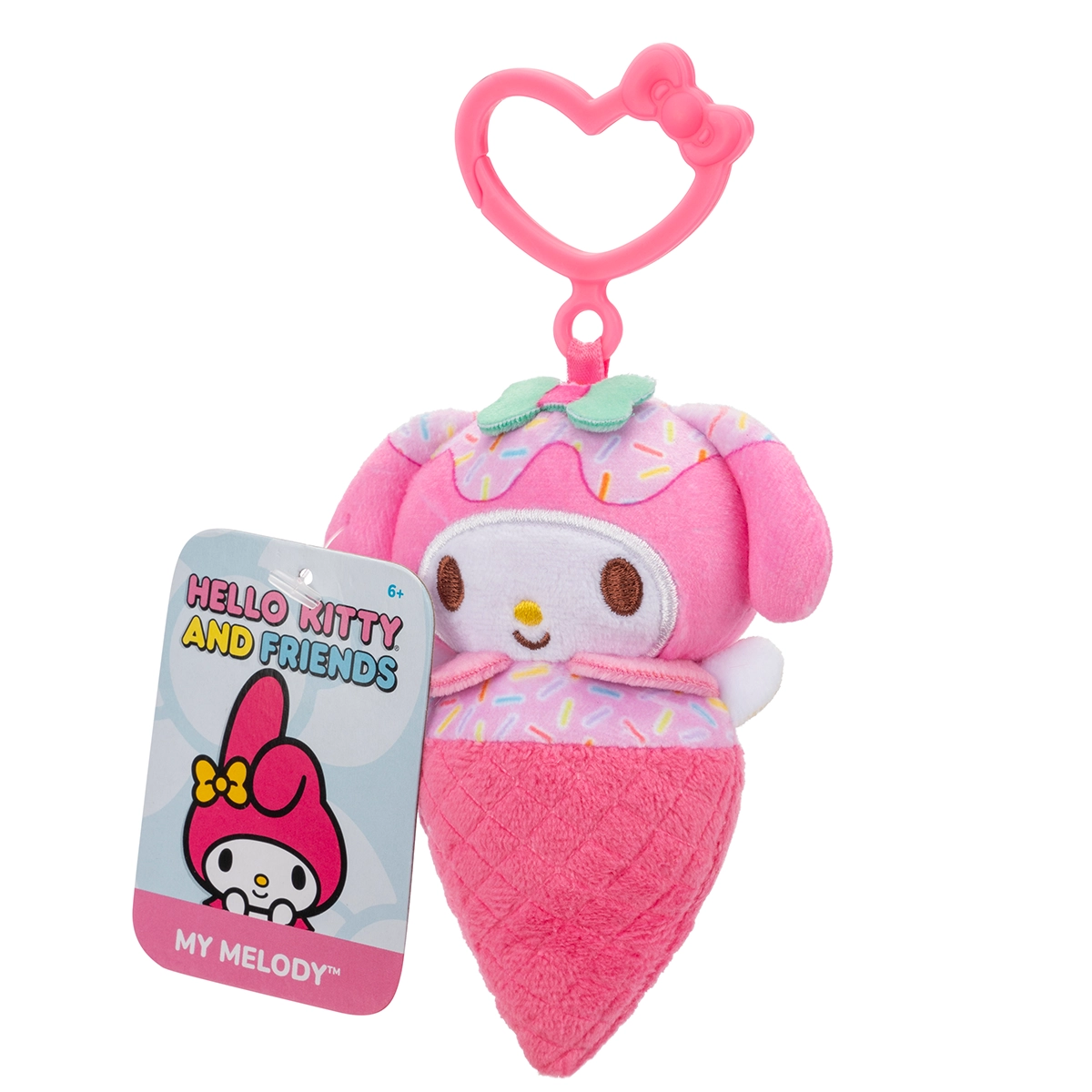 Hello Kitty - Plush Clip  (Ice Cream) (My Melody)