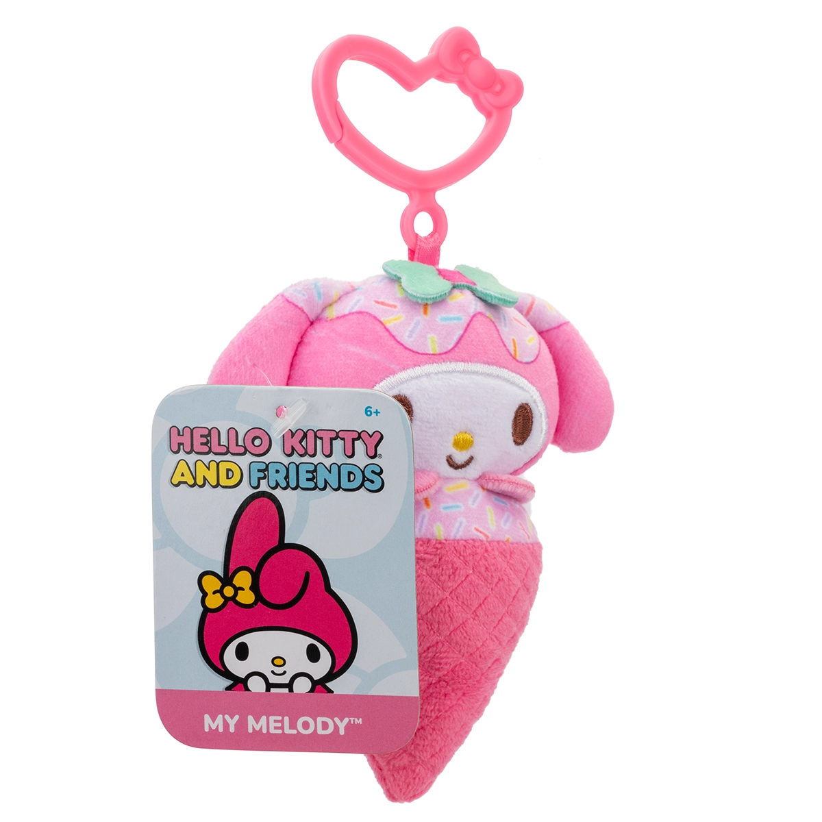 Hello Kitty - Plush Clip  (Ice Cream) (My Melody)