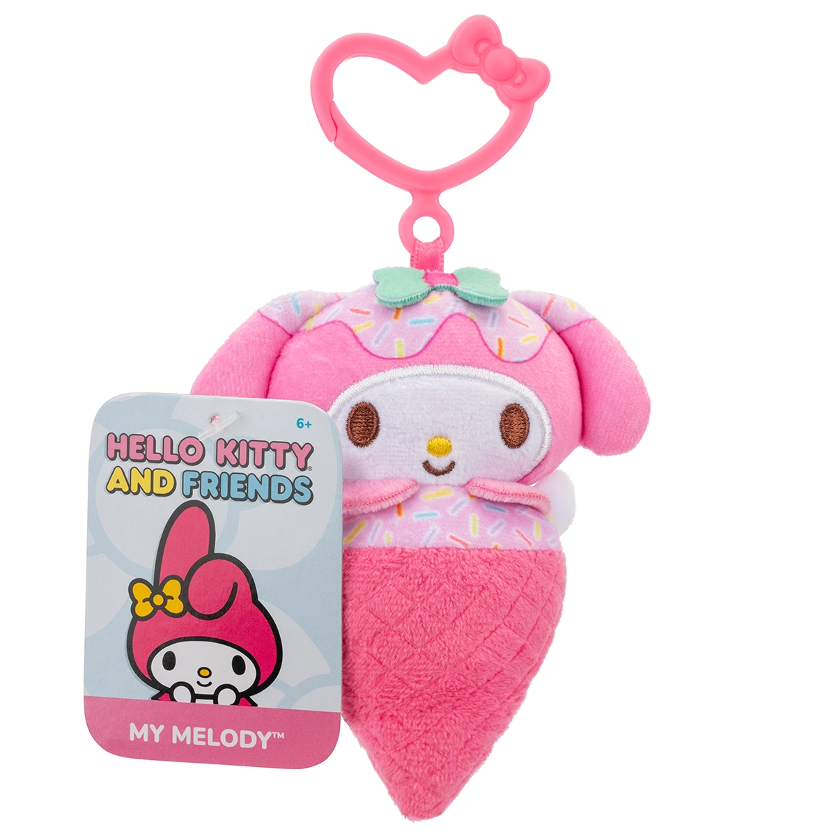 Hello Kitty - Plush Clip  (Ice Cream) (My Melody)