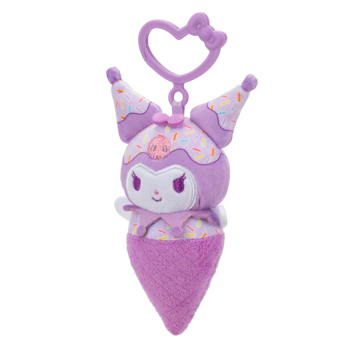 Hello Kitty - Plush Clip(Ice Cream) (Kuromi)