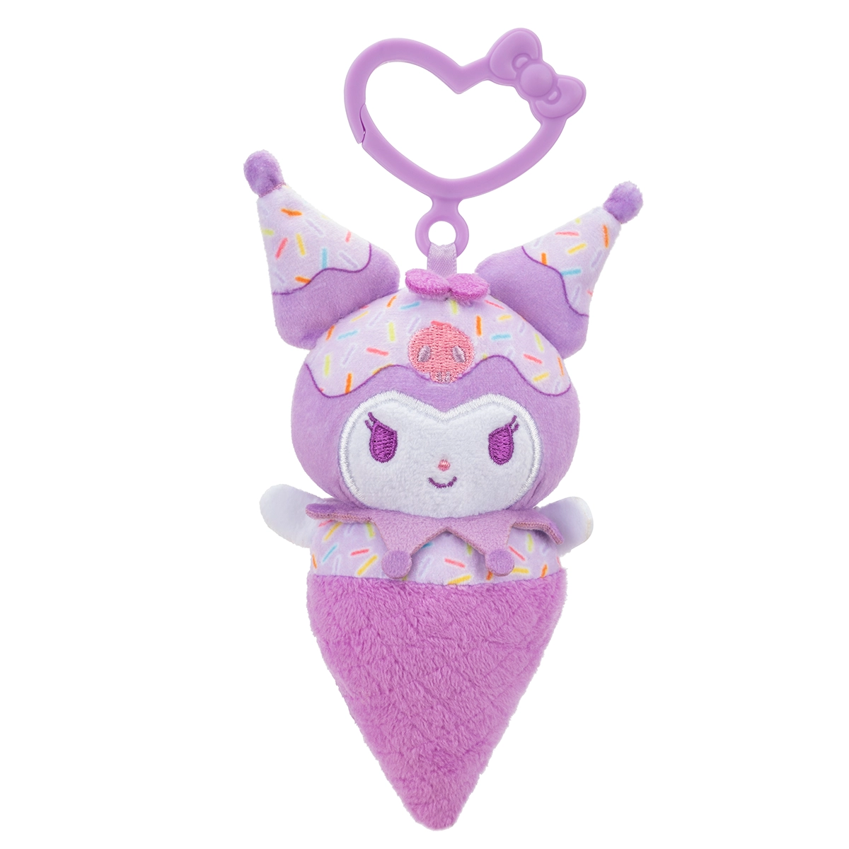 Hello Kitty - Plush Clip(Ice Cream) (Kuromi)