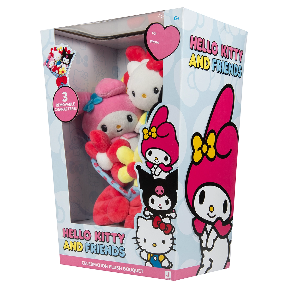 12" Plush Bouquet  (Hello Kitty, Kuromi, My Melody)