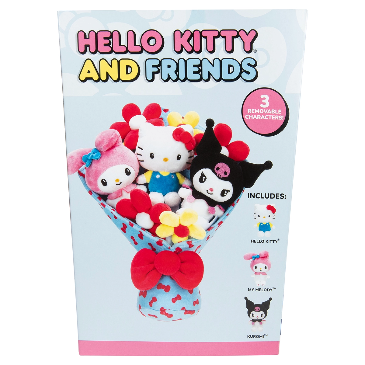 12" Plush Bouquet  (Hello Kitty, Kuromi, My Melody)