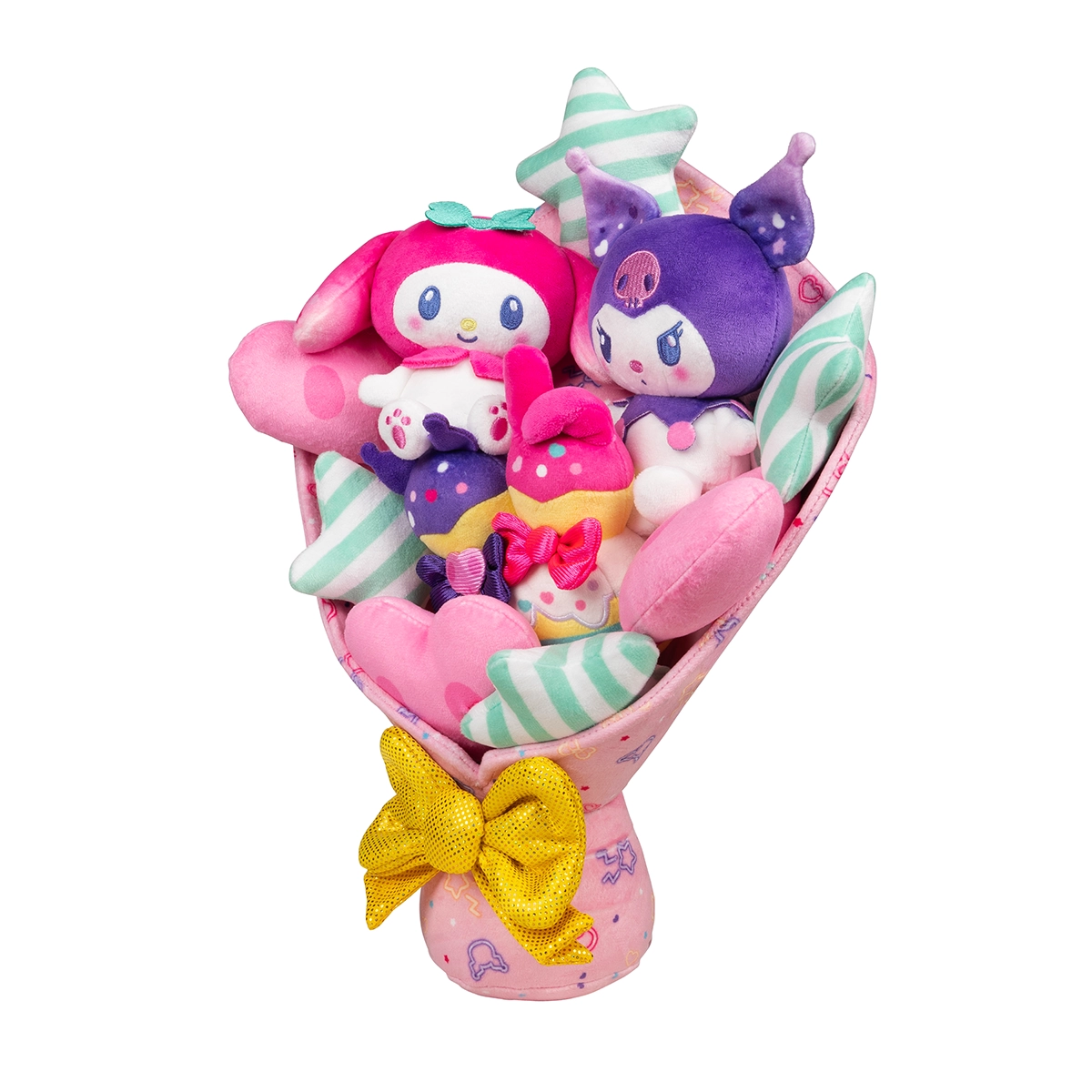 12" Plush Bouquet My Melody and Kuromi