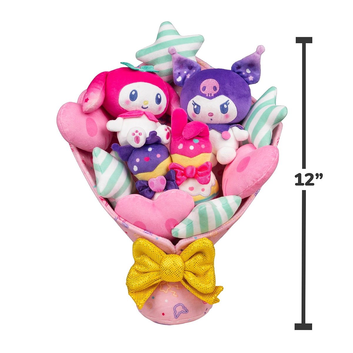 12" Plush Bouquet My Melody and Kuromi