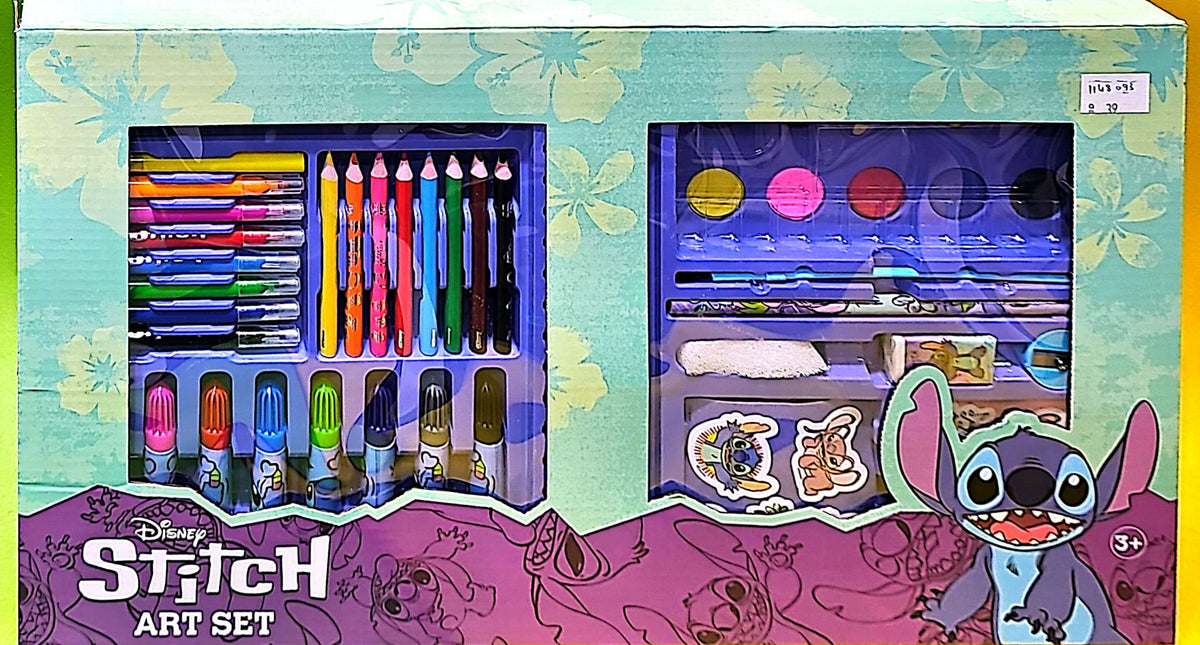 STITCH 52 PIECES ART SET - Kiddy Zone