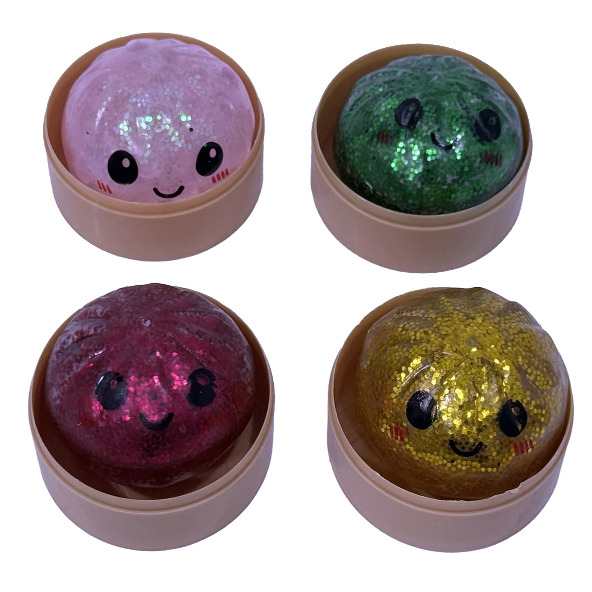 Squeezy Dumplings Golden Powder Water Pearl Steamed Bun