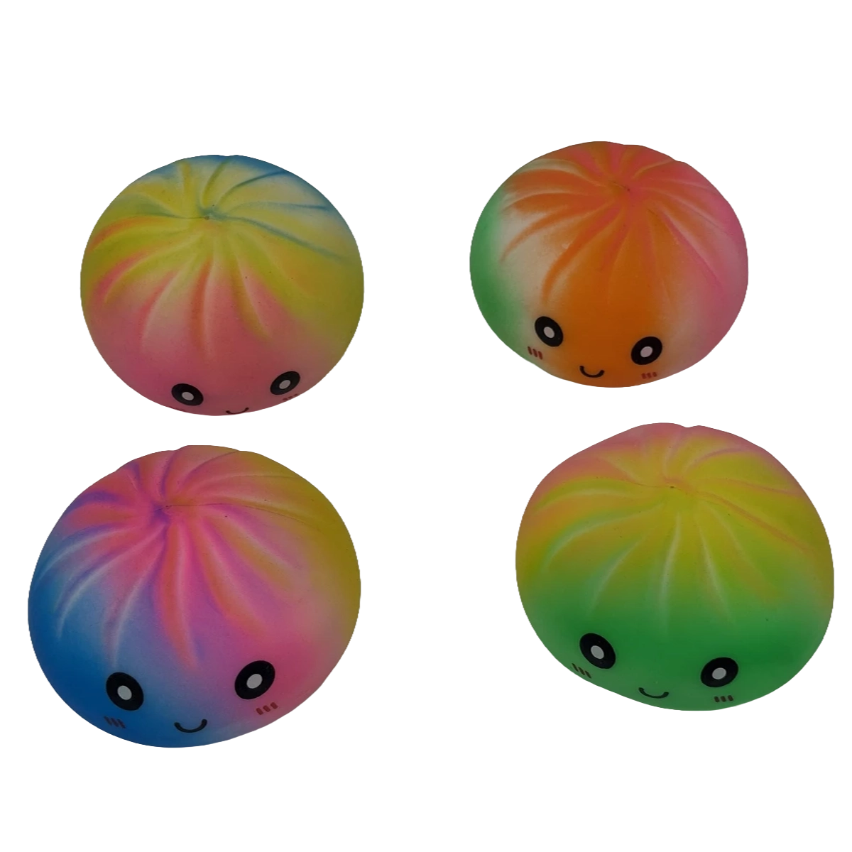 Squeezy Dumplings Spray-Painted Buns