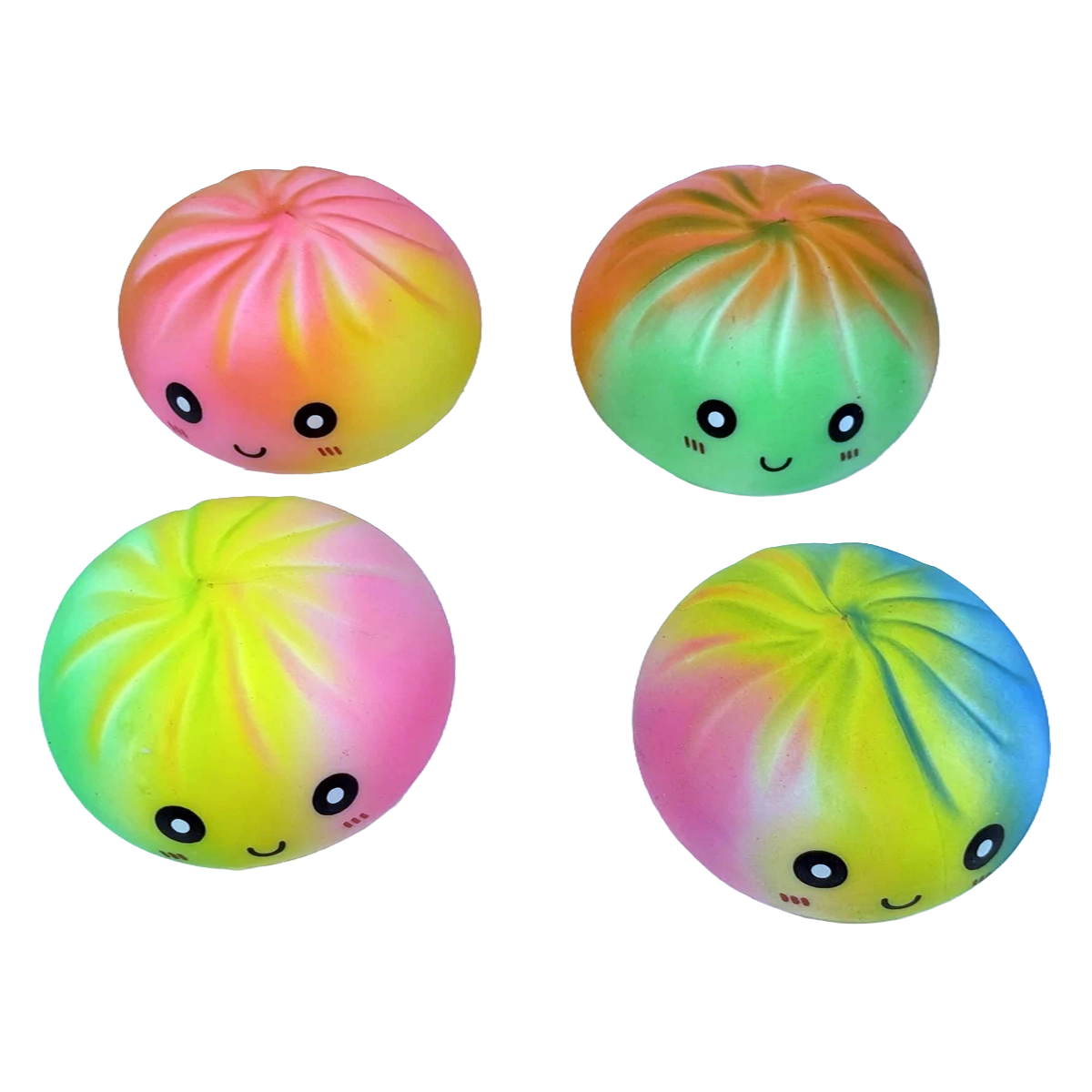 Squeezy Dumplings Multi Coloured Buns
