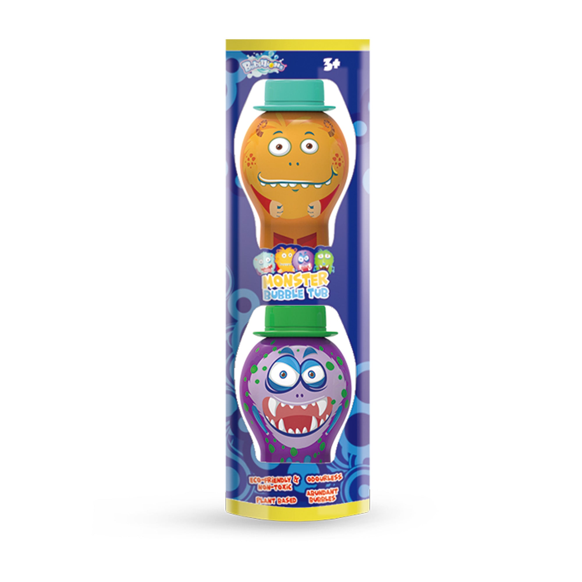 MONSTER BUBBLE BOTTLE 2PCS 3YRS+ - Kiddy Zone