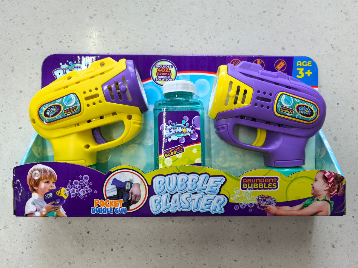 BUBBLE GUN 2PCS 3YRS+