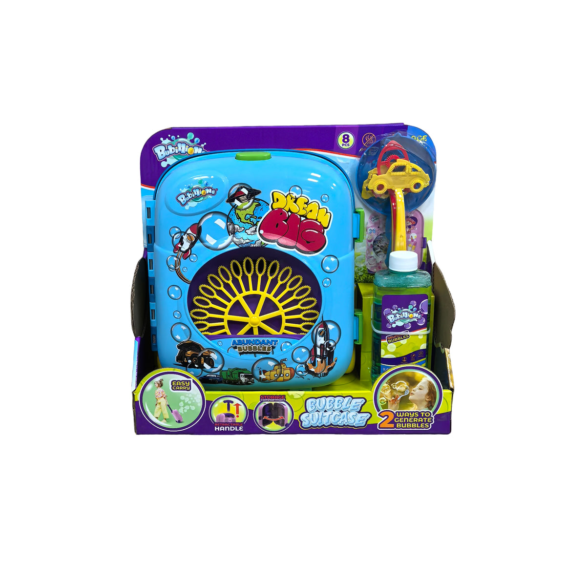 BUBBLE SUITCASE 3YRS+