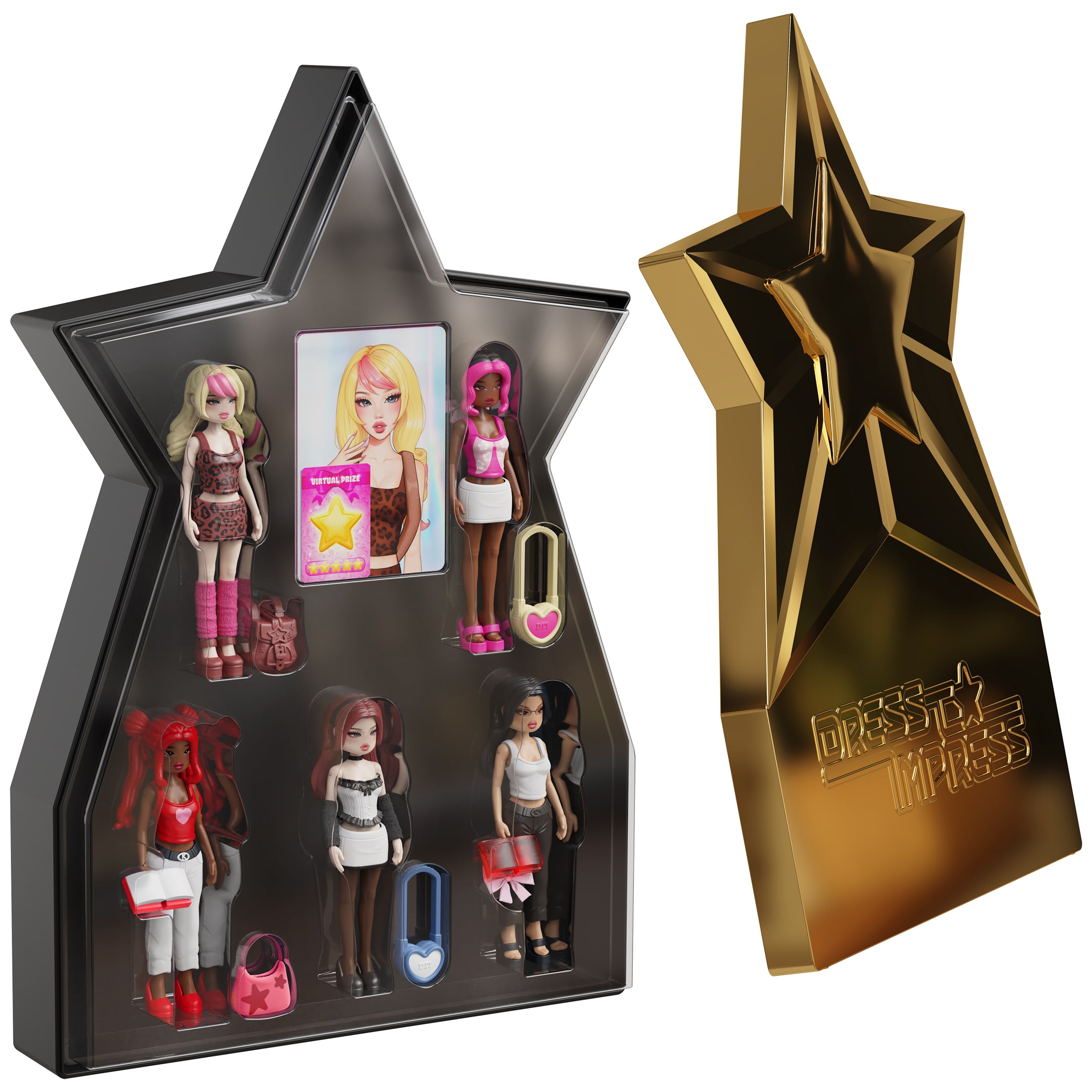 DRESS TO IMPRESS - Mystery Small Doll - 5 Pk. Superstar 1