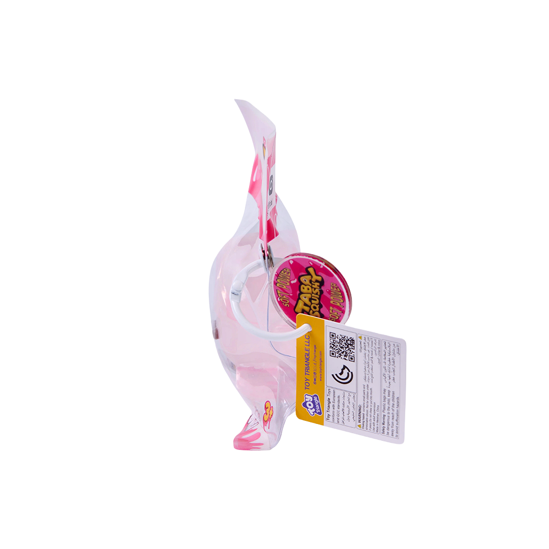 Taba Squishy Transparent Pink Squid