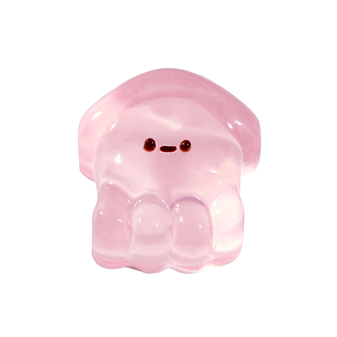 Taba Squishy Transparent Pink Squid