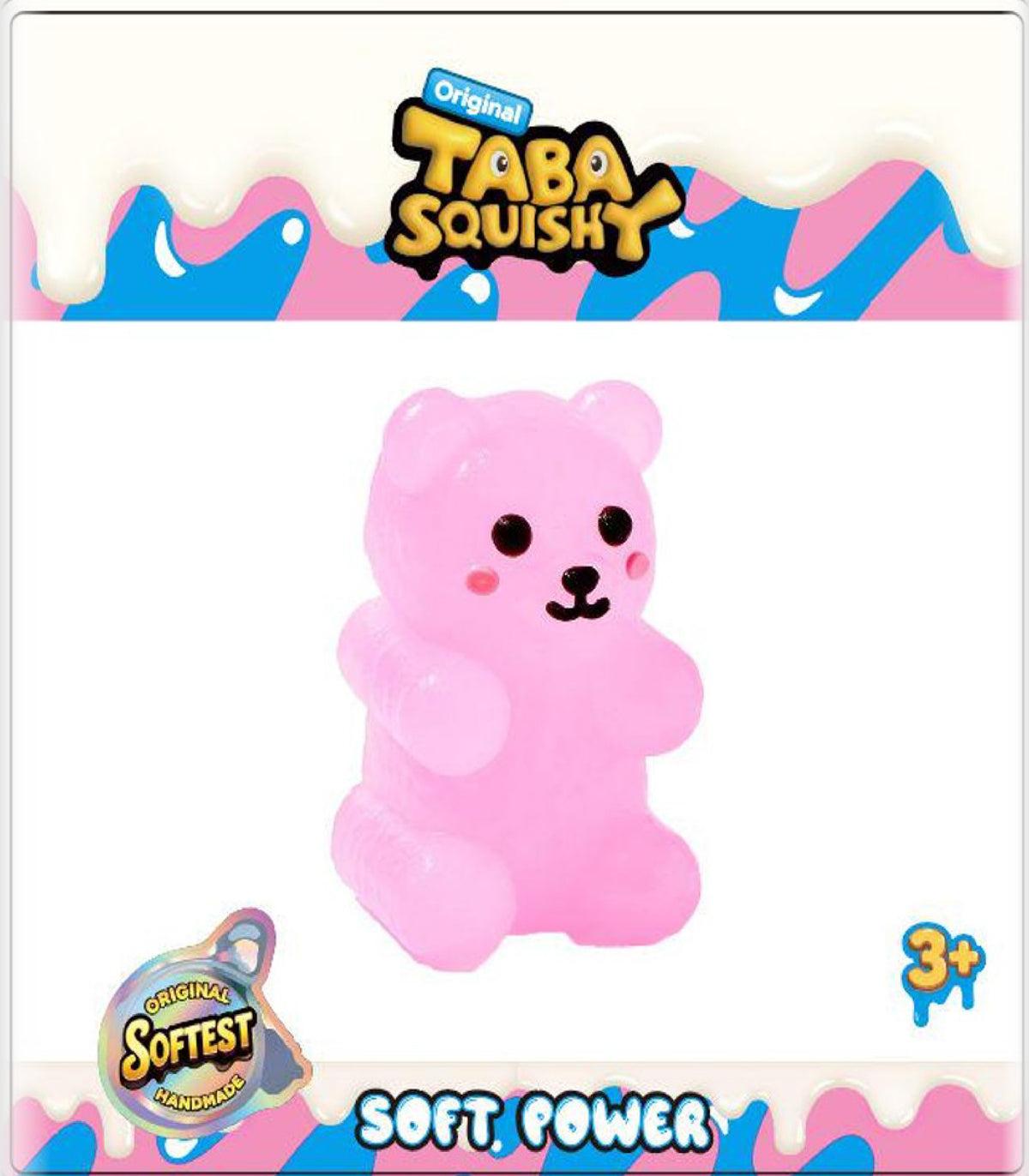 Taba Squishy Pink Candy Bear
