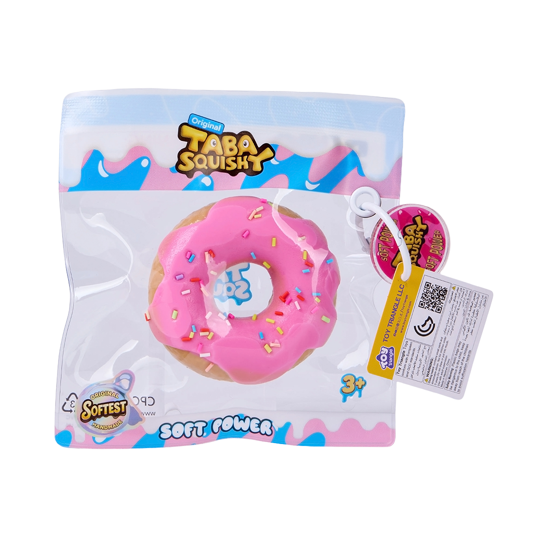 Taba Squishy Fuchsia Donut
