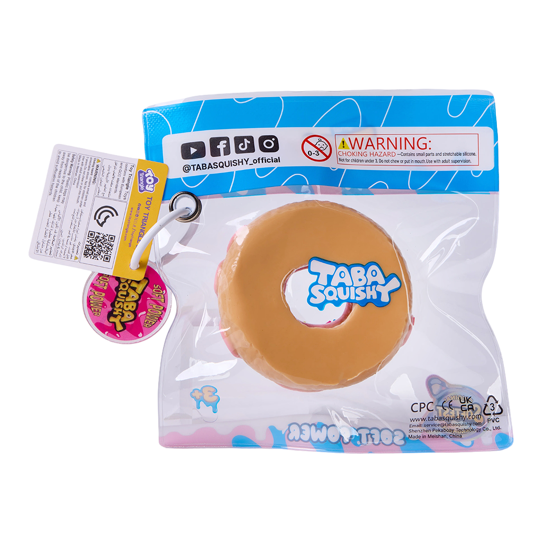 Taba Squishy Fuchsia Donut