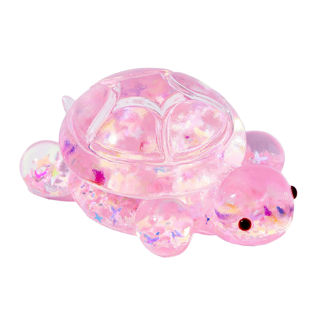 Taba Squishy Transparent Pink Turtle