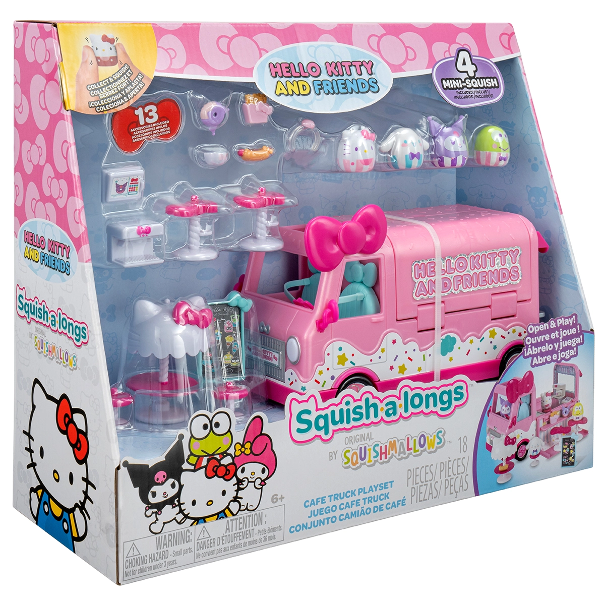 SQAL - Large Playset - Hello Kitty Cafe Truck Playset