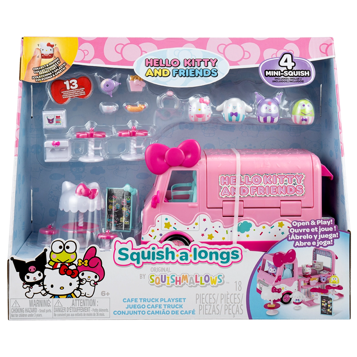 SQAL - Large Playset - Hello Kitty Cafe Truck Playset