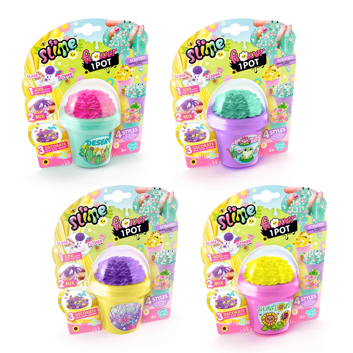 Slime flower pot