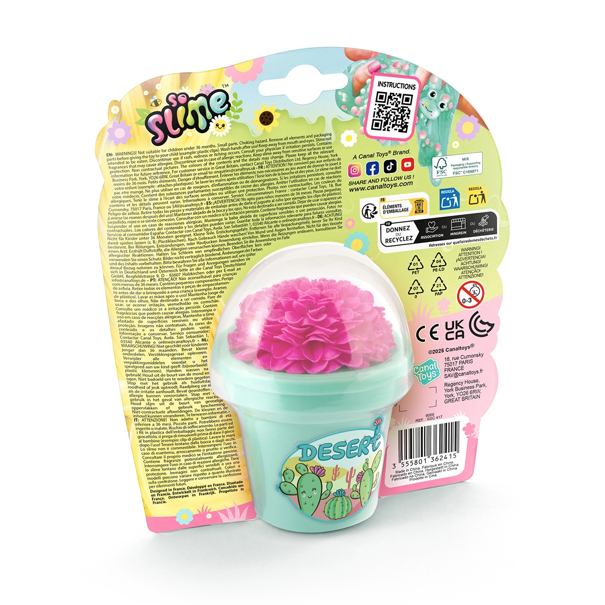 Slime flower pot