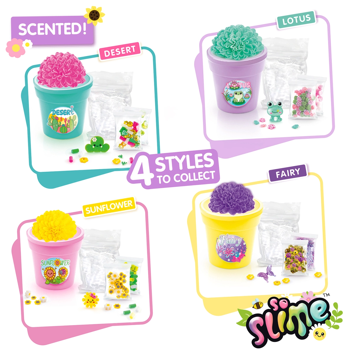 Slime flower pot