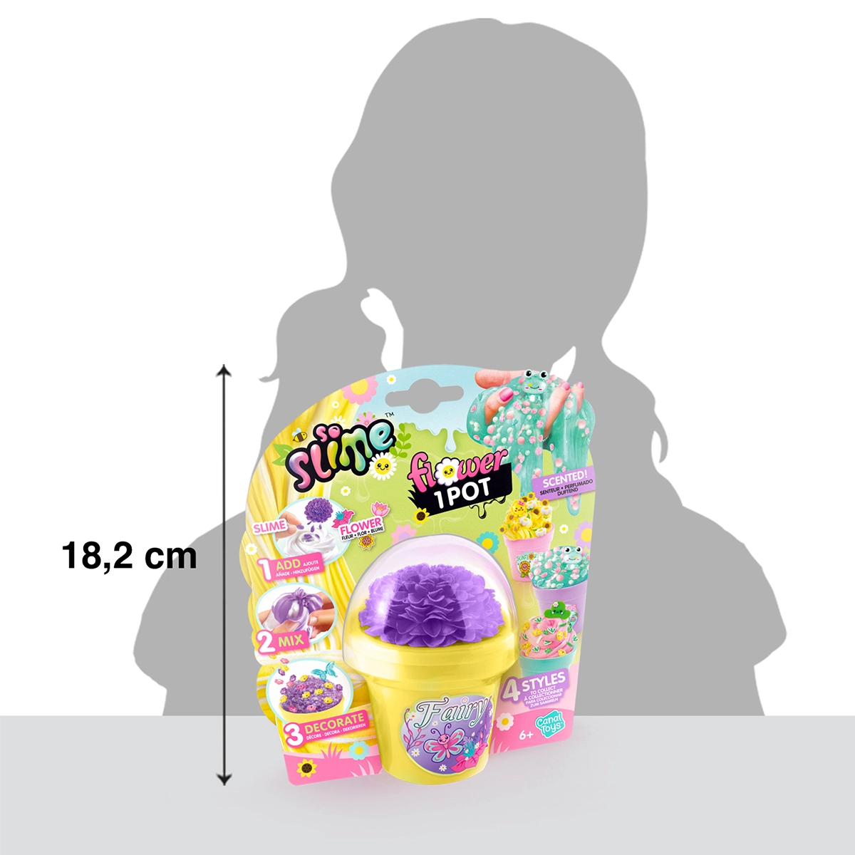 Slime flower pot